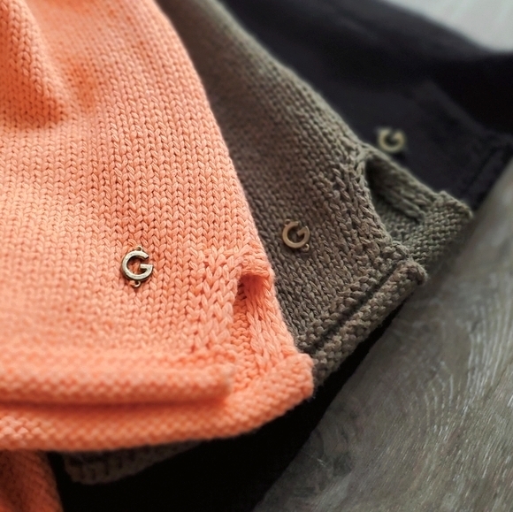 G by Guess Peekaboo Shoulder Sweater in Sherbet - Picture 12 of 14